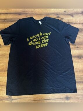 Anvil  Black Tee 2XL